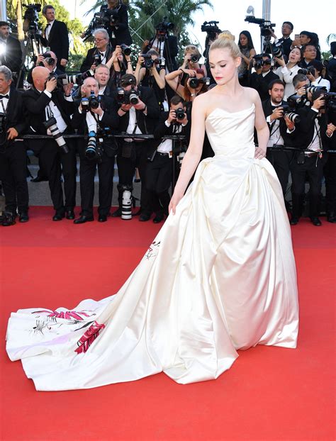 Elle Fanning Cannes Film Festival 2017 Nice Dresses Celebrity Red