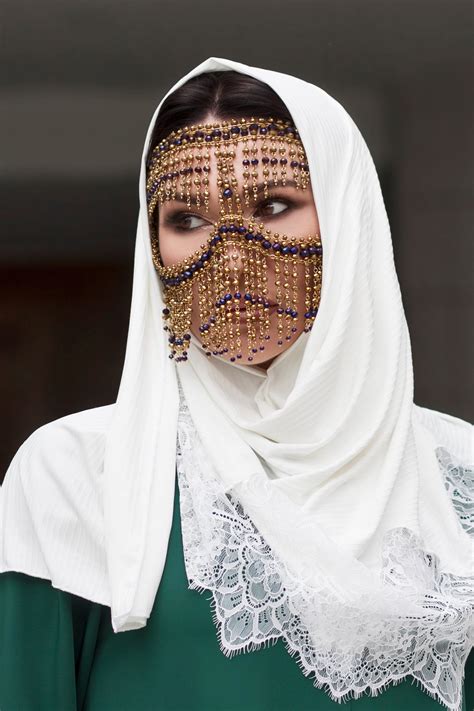 tribal face chain golden regina burqa face mask getman jewelry
