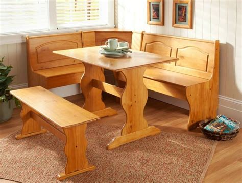 A table is an essential part of any dining set. Corner Furniture Table Bench Dining Set Breakfast Kitchen ...