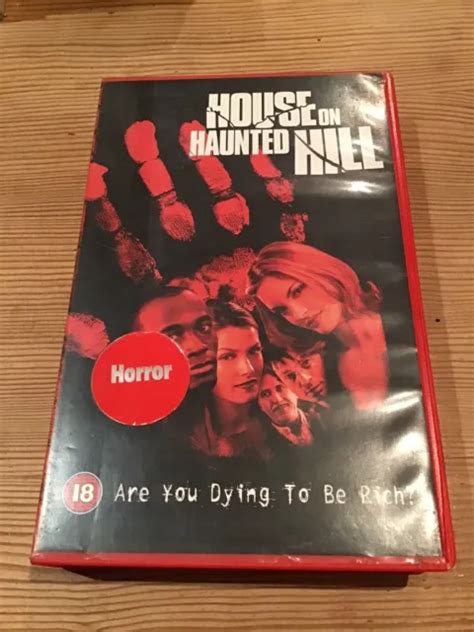 House On Haunted Hill Vhs Ex Rental Big Box Modern Horror Thriller