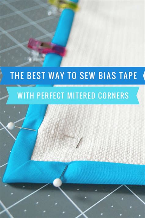 The Best And Easiest Way To Sew Bias Tape With Mitered Corners I Even
