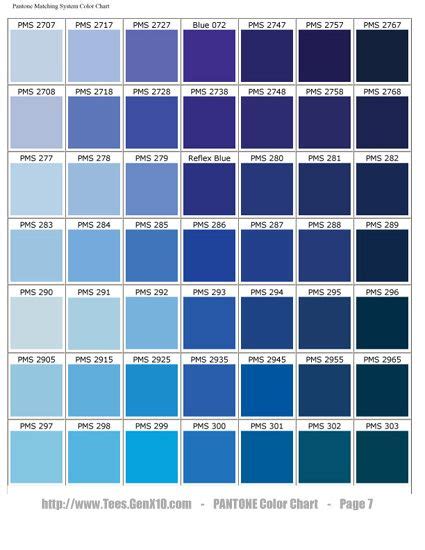 Dusky Blues Pantone Color Chart Pantone Color Color Chart