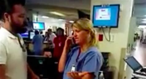 Caught On Tape Nurse Dragged Out Of Hospital By Police For Refusing