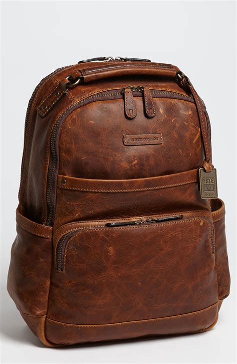 Frye Logan Leather Backpack In Brown For Men Cognac Lyst