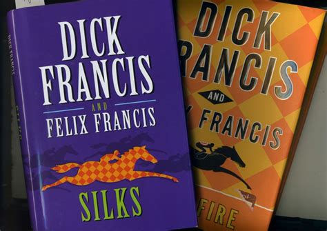 lot of 2 dick francis and felix francis crossfire and silks hc