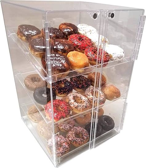 Self Serve Pastry Or Donut Display Case 3 Trays For Deli