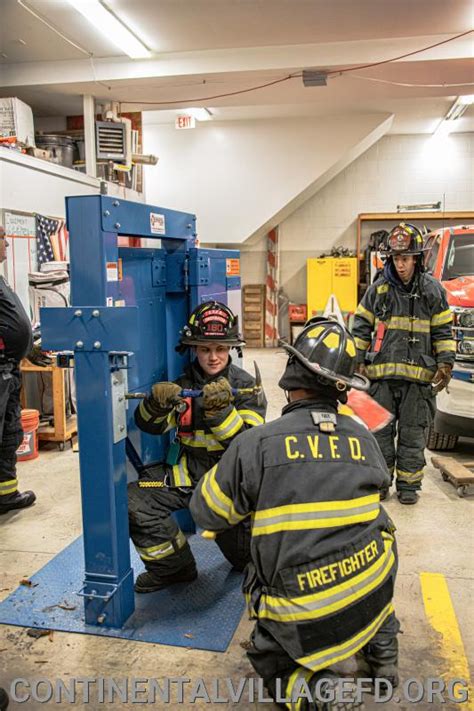forcible entry drill continental village fire department