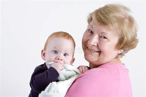 Grandma With Grandson Stock Photo Image Of Beautiful 4990248