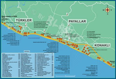 Riwiera Turecka Mapy I Hotele