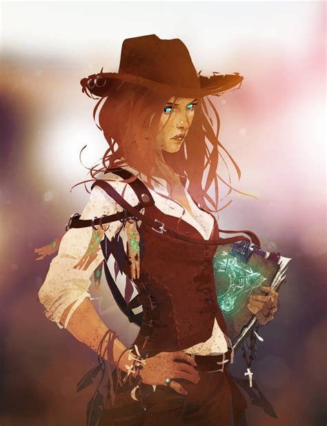 The Western Witch Female 1 By Stevegibson Fantasy Character Design