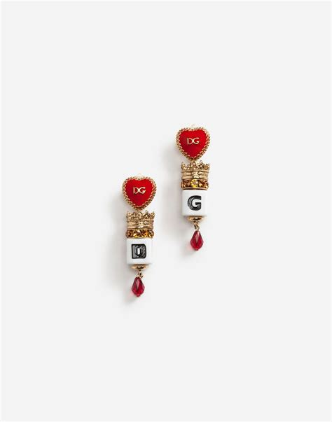Earrings With Decorative Elements Dolce Gabbana Jewelry Dolce And
