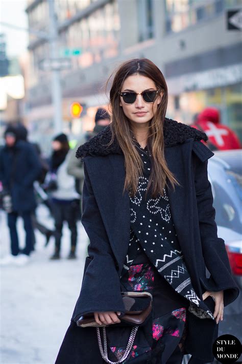 New York Fashion Week Fw 2015 Street Style Lily Aldridge Style Du