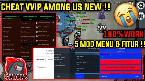 Among us mod menu hack apk [ MEGA MOD ] Download FULL IcedMods.com