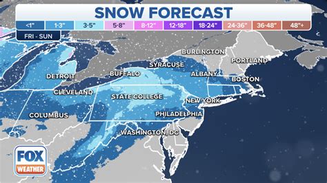 Northeast Weather System To Bring Snow But Will Major Cities Along I 95 Be Shoveling