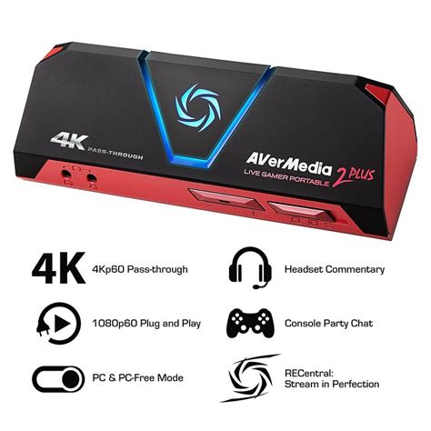 Avermedia 2 Plus Live Gamer Portable 4k