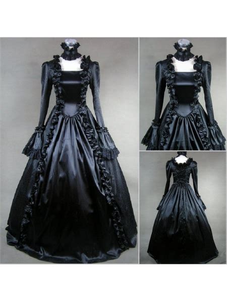 Black Masquerade Gothic Ball Gowns Uk