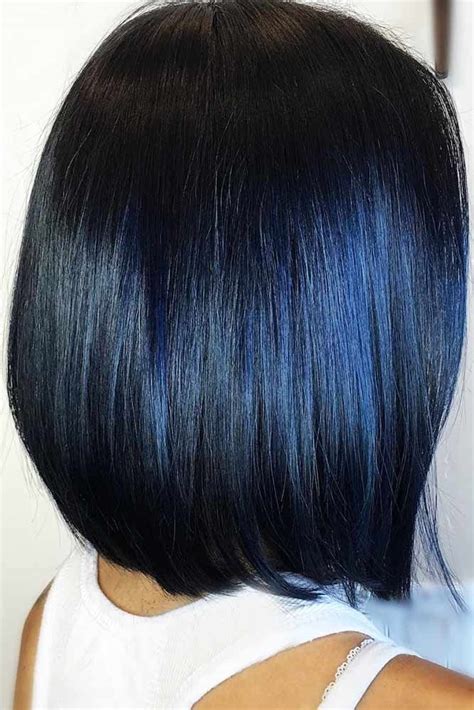 55 Tasteful Blue Black Hair Color Ideas To Try In Any