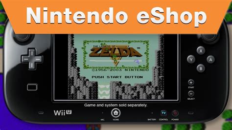 Nintendo Eshop The Legend Of Zelda For Wii U Virtual Console Trailer