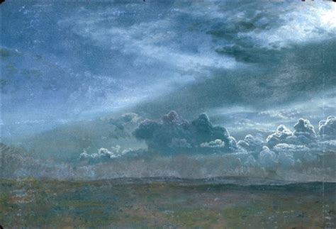 Landscape With Stormy Clouds Painting Albert Bierstadt Oil Paintings