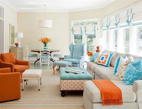 100 Creativity Chic Turquoise Modern Living Room Living Room Orange