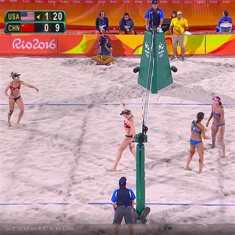 Kerri Walsh Jennings April Ross Dominating In Olympic Beach Volleyball