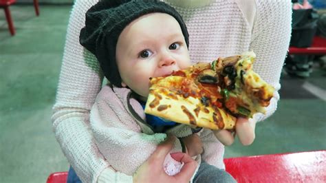 Baby Eating Pizza Youtube