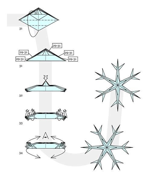How to Fold Origami Christmas Decorations - Ornate Winter ...
