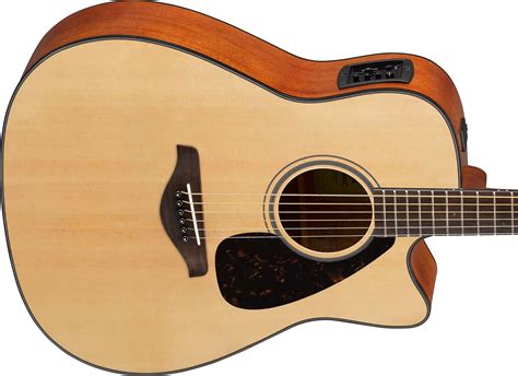 Yamaha Fgx800c Nt Natural Electro Acoustic Guitar
