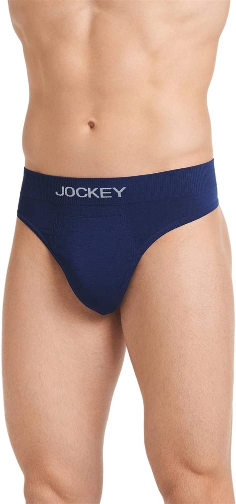 Jockey Men S Underwear FormFit Lightweight Seamfree Thong Just Past