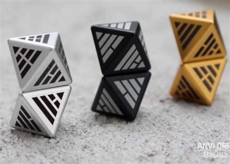 Unique Bagua Metal Binary Dice With Ancient Symbols Video Geeky Gadgets
