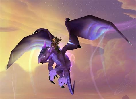 Riendas Del Draco Ala Abisal Violeta Objeto World Of Warcraft