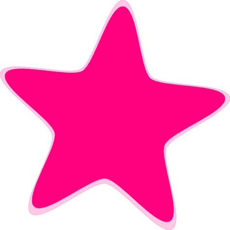 Hot Pink Star Clip Art At Vector Clip Art Online Royalty