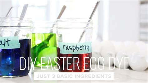 How To Make Easter Egg Dye With Just 3 Basic Pantry Ingredients Youtube