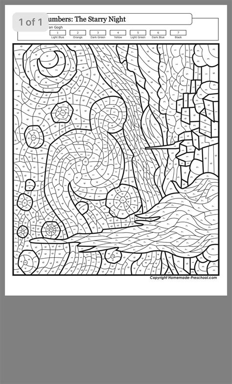 Free Printable Animal Color By Number Pages For Adults Adult Color By