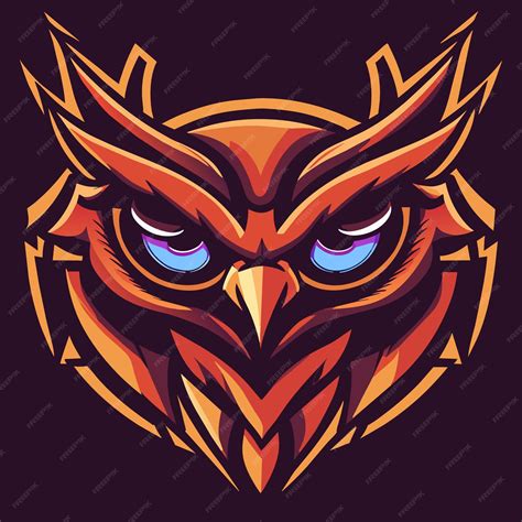 Premium Vector | Unveil the magic of owl face illustration in vector