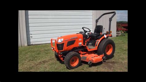 Lot 4 Kubota B2620 Hst Tractor With 3 Cylinder Diesel Youtube