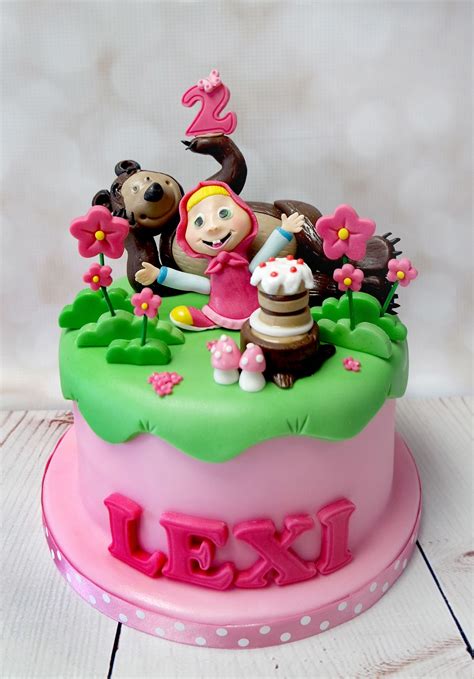This Masha And Bear Cake Is Wonderful So Much Detail On Thi Daftsex Hd