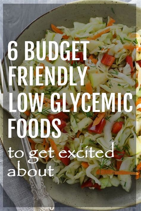 Low Glycemic Foods List Low Glycemic Vegetarian Recipes Low Gi Foods