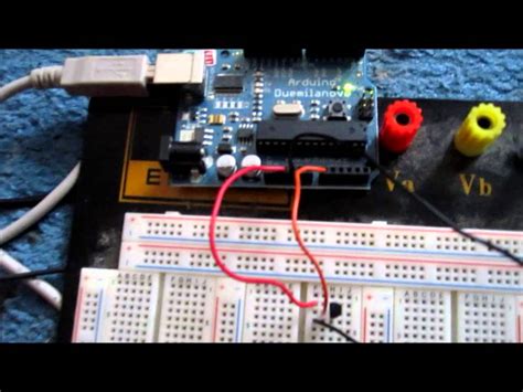 Tmp36 Temperature Sensor Circuit W Arduino Youtube