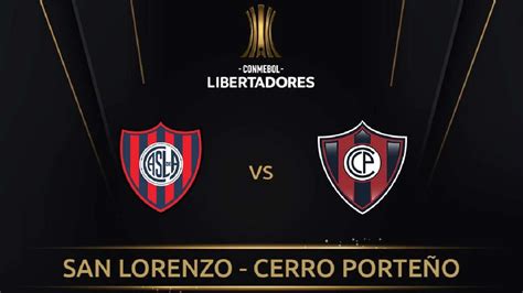 San Lorenzo vs Cerro Porteño el club argentino empató 0 0 con el