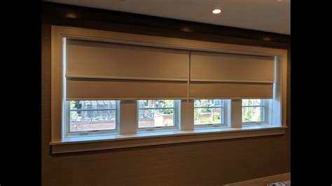 Lutron Dual Roller Shade In A Pocket Youtube