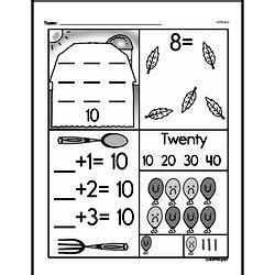 First Grade Number Sense Worksheets | edHelper.com