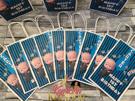 Boss Baby Party Favors Custom Party Favors Birthday Favors Kids