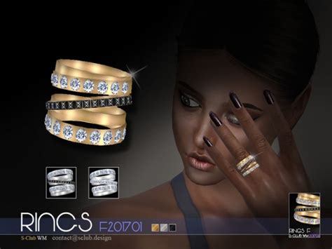 The Sims Resource Rings F 201701 By S Club • Sims 4 Downloads