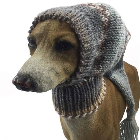 Grey Greyhound Snood Dog Hat Italian Greyhound Hat Dog Etsy Dog Hat