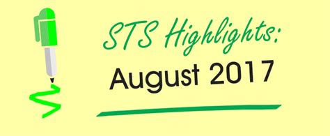 Sts Highlights August 2017 School Training Solutions