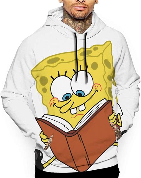 Spongebob2 Hoodies For Menfashion Mens Long Sleeve Hoodie
