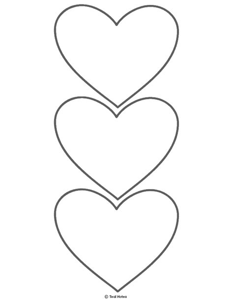 Heart Template Free Printable Heart Cut Out Stencils And Coloring Page