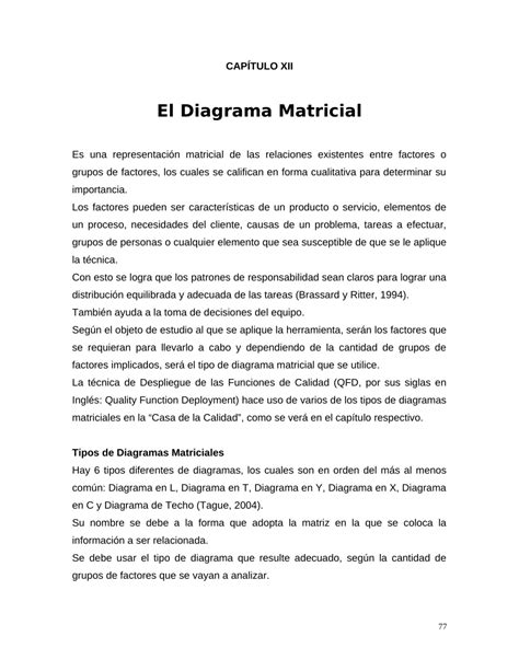 PDF Diagrama Matricial