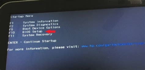 Keep tapping f10 key (a few hp products use f2 or f8.) just after you power up your hp laptop (at this point the screen is still black.) soon you can see the bios setup utility. Enter BIOS Setup in HP Pavilion Laptop | Marccus Discovered